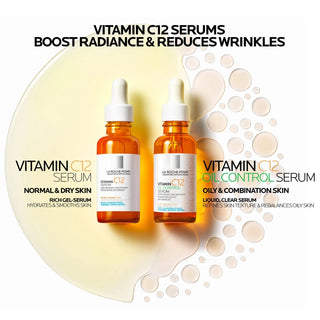 La Roche Posay Pure Vitamin C12 Serum for Anti-Aging (Orange) - 30ml
