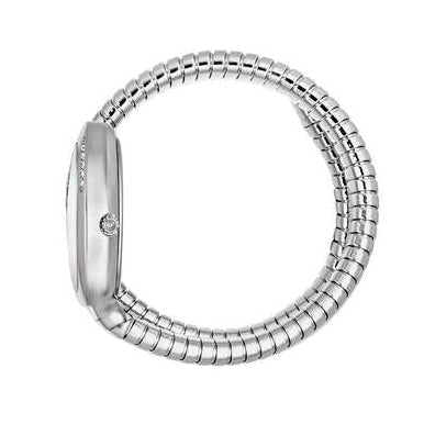 Just Cavalli Glam Evo 4 Mother of Pearl Dial Silver Steel Strap Watch for Women - JC1L229M0015