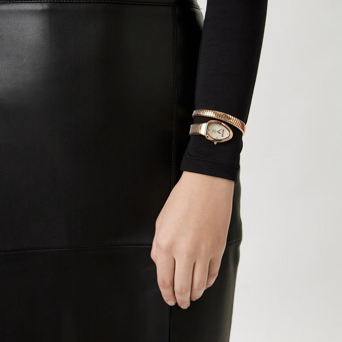 Just Cavalli Glam Evo 4 Mother of Pearl Dial Rose Gold Steel Strap Watch for Women - JC1L229M0045