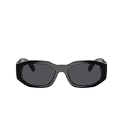Versace Women Rectangular Frame Natural Black Sunglasses
