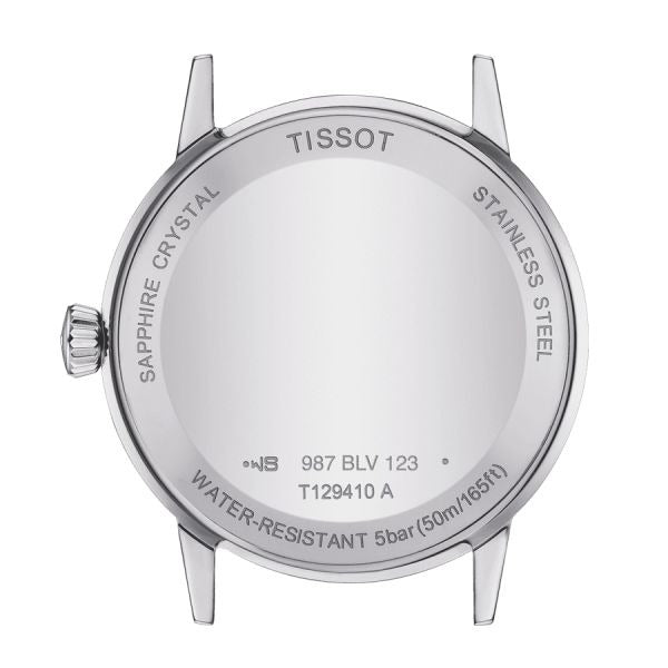 Tissot Classic Dream Silver Dial Silver Steel Strap Watch for Men - T129.410.11.031.00