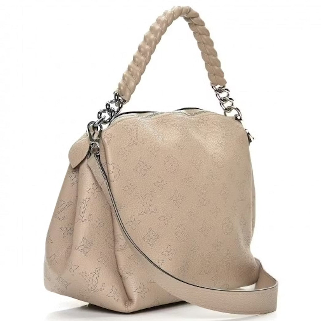 Louis Vuitton Mahina Babylone Chain BB Tote Bag - Galet