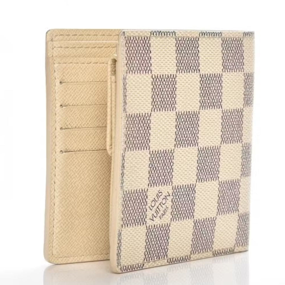 Louis Vuitton Marco Canvas Bifold Wallet - Damier Azur White