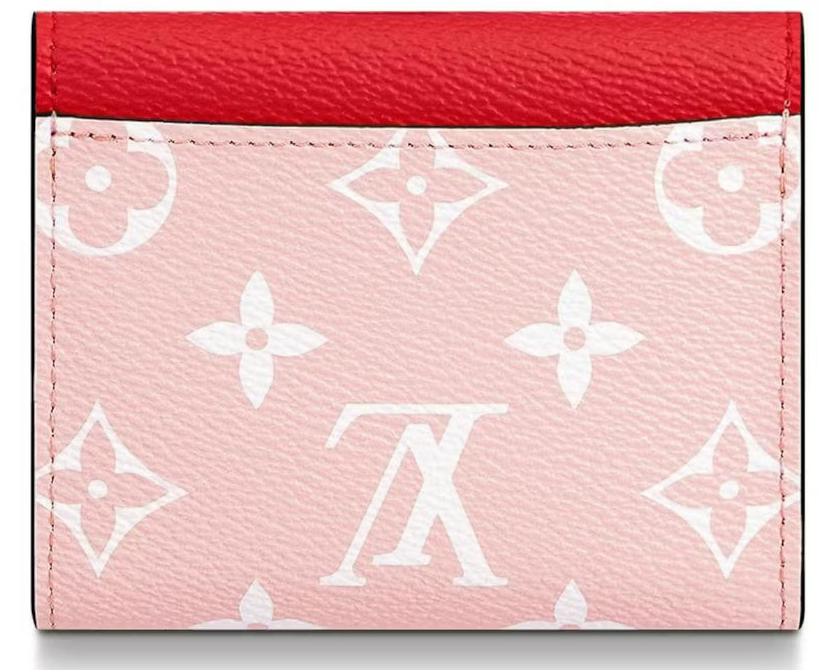 Louis Vuitton Monogram Zoe Tri Fold Wallet - Red