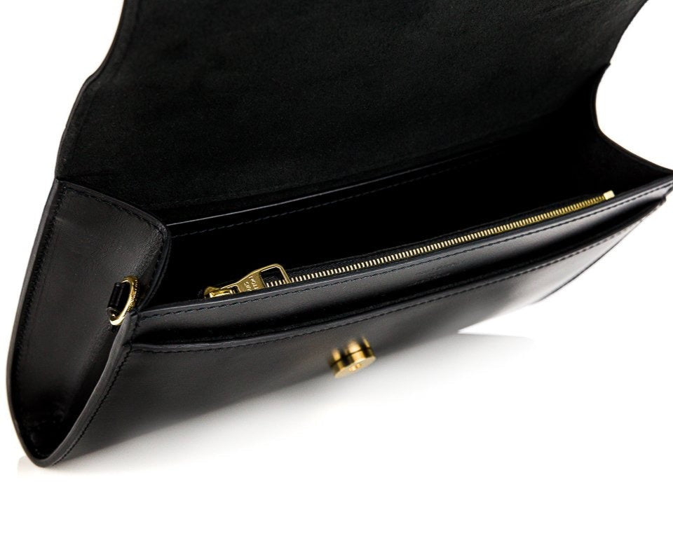 Louis Vuitton Pochette Louise Clutch Shoulder Bag - Black