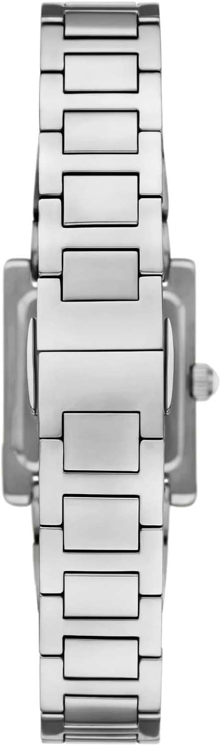 Emporio Armani Genni Analog Mother of Pearl Dial Silver Steel Strap Watch for Women - AR11662