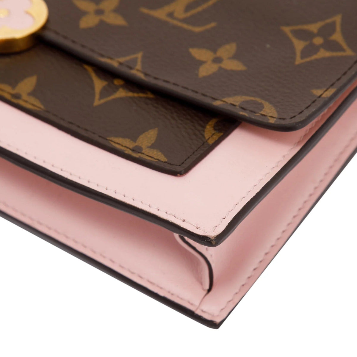 Louis Vuitton Monogram Canvas Flore Wallet - Rose Ballerine