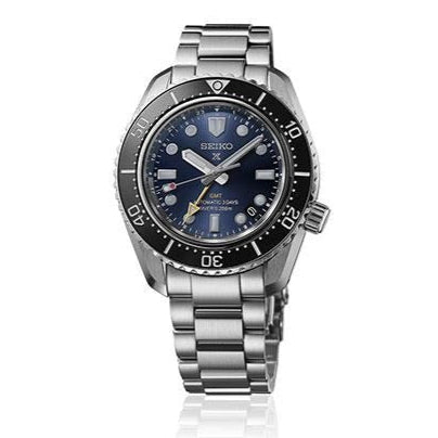 Seiko Prospex Diver Scuba Automatic Blue Dial Silver Steel Strap Watch for Men - SBEJ021