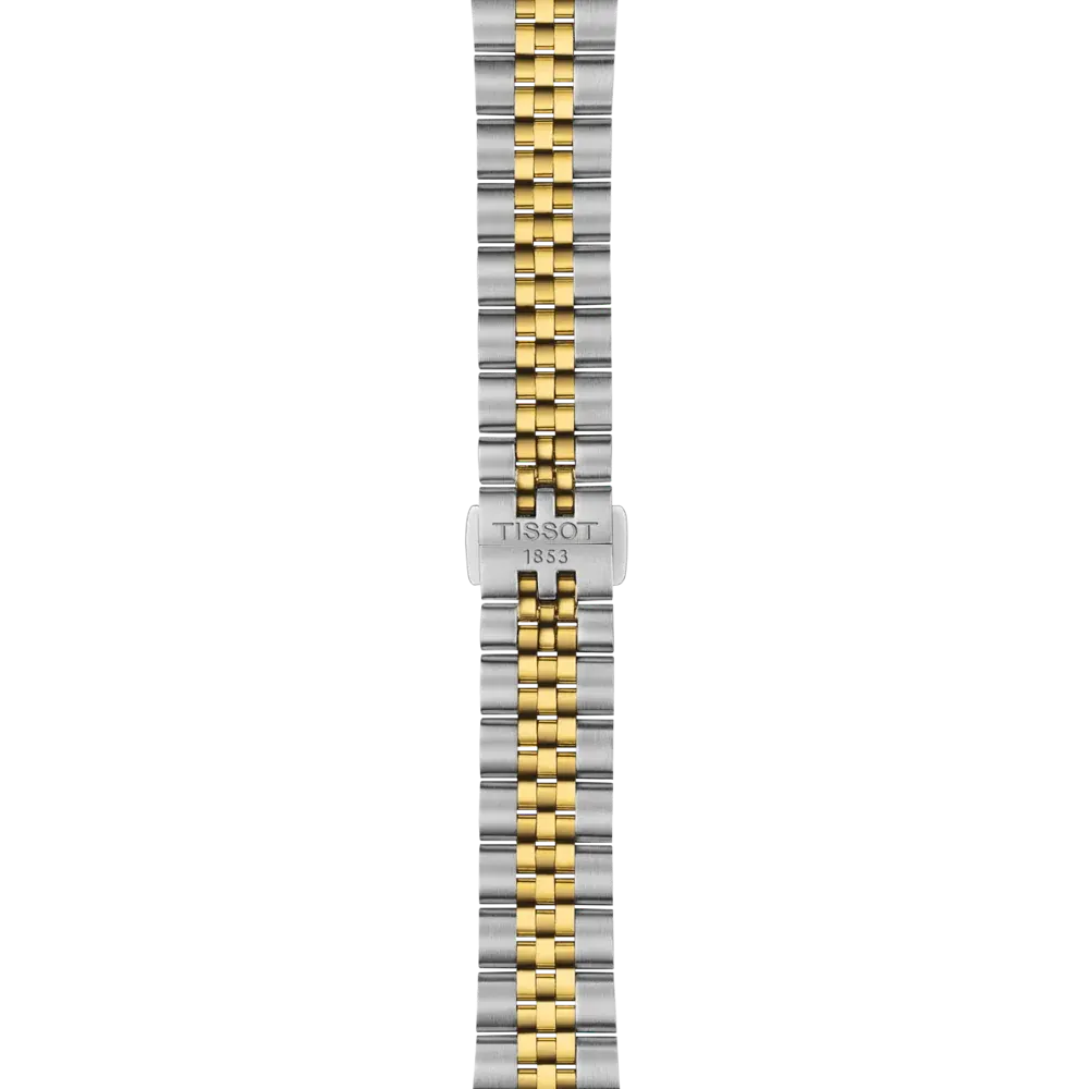 Tissot Ballade Quartz Silver Dial Two Tone Steel Strap Watch for Women - T156.210.22.031.00