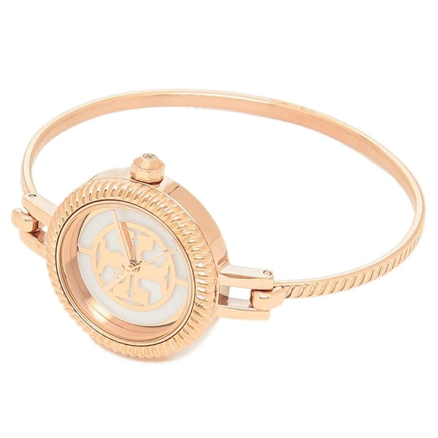 Tory Burch Riva Rose Gold Dial Rose Gold Steel Strap Watch for Women - TBW4037