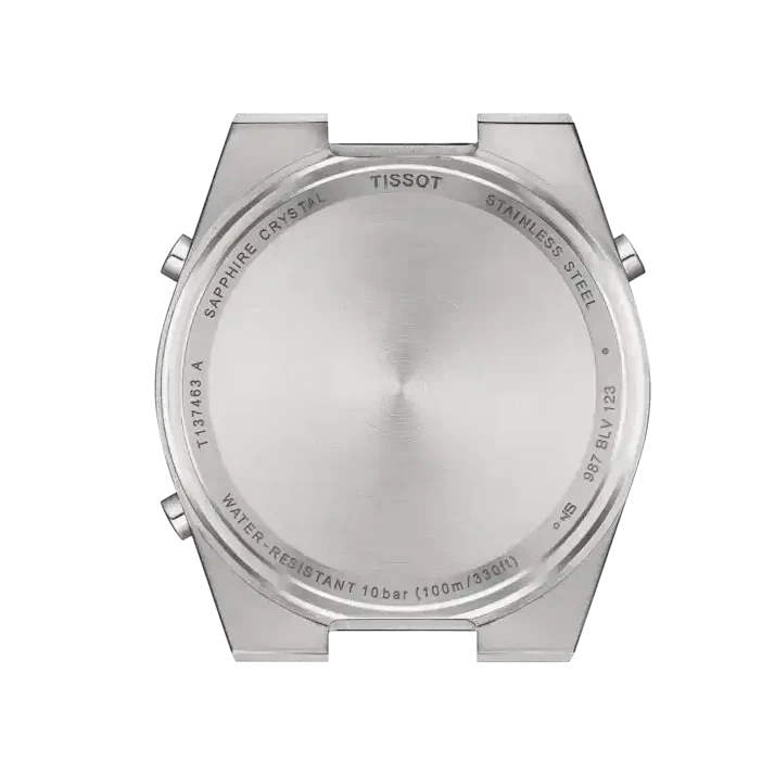 Tissot Digital Quartz Black Dial Silver Steel Strap Watch for Men - T137.463.11.050.00