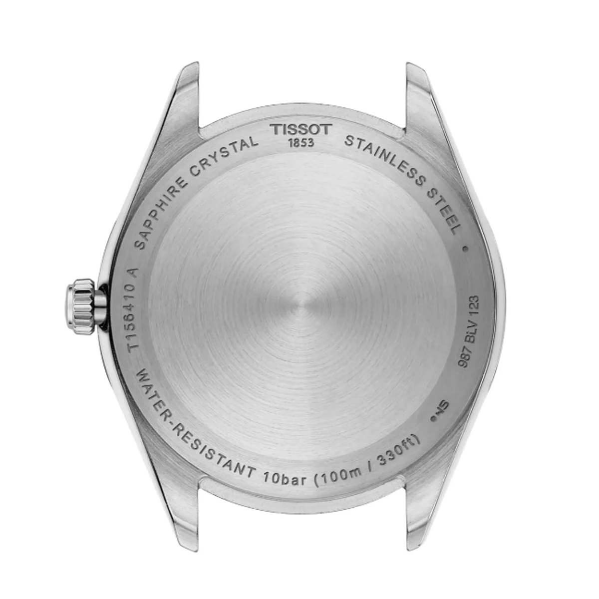 Tissot Ballade Quartz Blue Dial Silver Steel Strap Watch for Men - T156.410.11.041.00