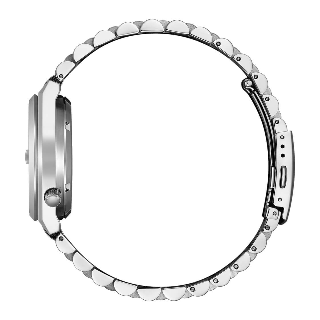 Citizen Tsuyosa Mechanical Grey Dial Silver Steel Strap Watch for Men - NJ0200-50E