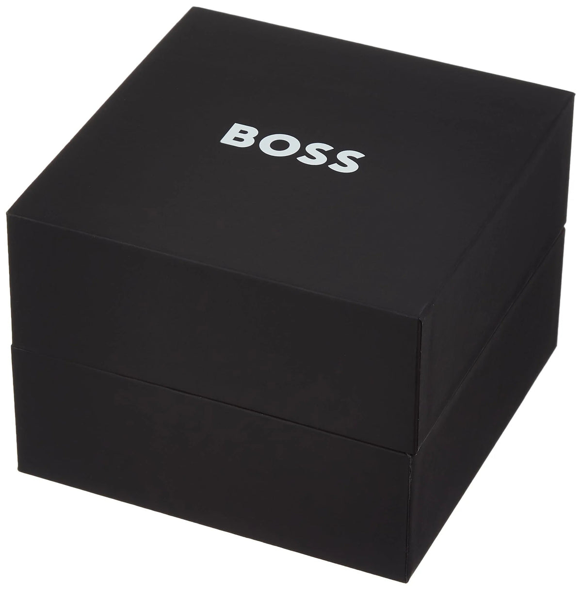 Hugo Boss Taper Chronograph Black Dial Black Leather Strap Watch for Men - 1514085