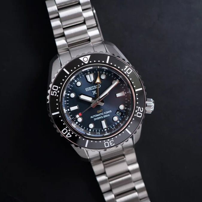 Seiko Prospex Diver Scuba Automatic Blue Dial Silver Steel Strap Watch for Men - SBEJ021
