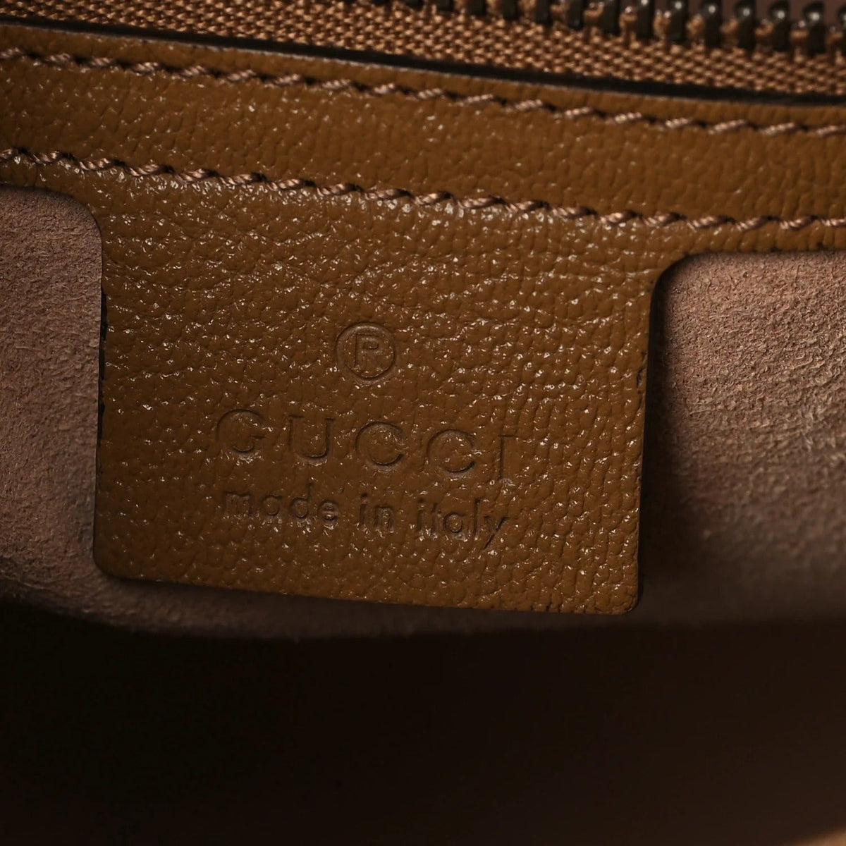 Gucci Dahlia Top Handle Bag – Tan