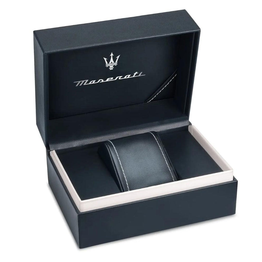 Maserati Velocità Chronograph Blue Dial Silver Steel Strap Watch for Men - R8873652001