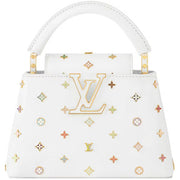 Louis Vuitton x Takashi Murakami Capucines Mini Handbag – White