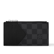 Louis Vuitton Damier Graphite Canvas Coin Card Holder - Black
