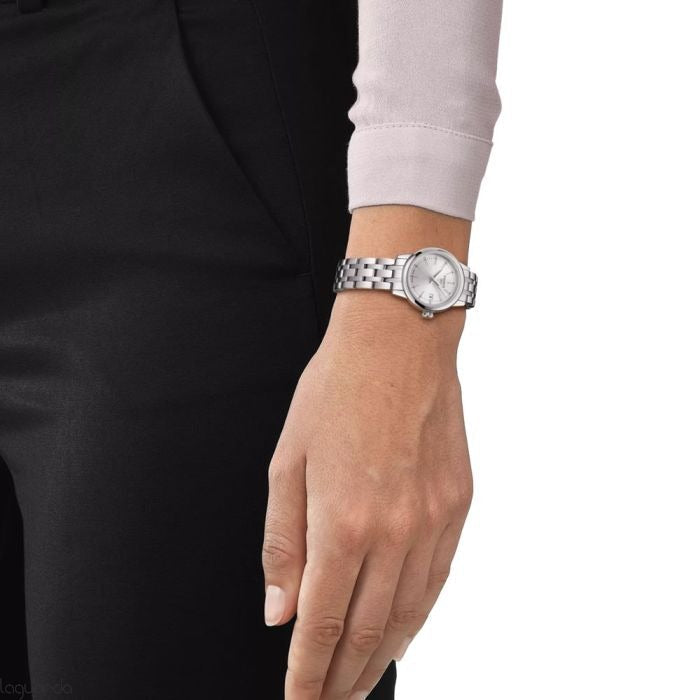 Tissot T Classic Dream Lady Silver Dial Two Tone Steel Strap Watch for Women - T129.210.22.031.00