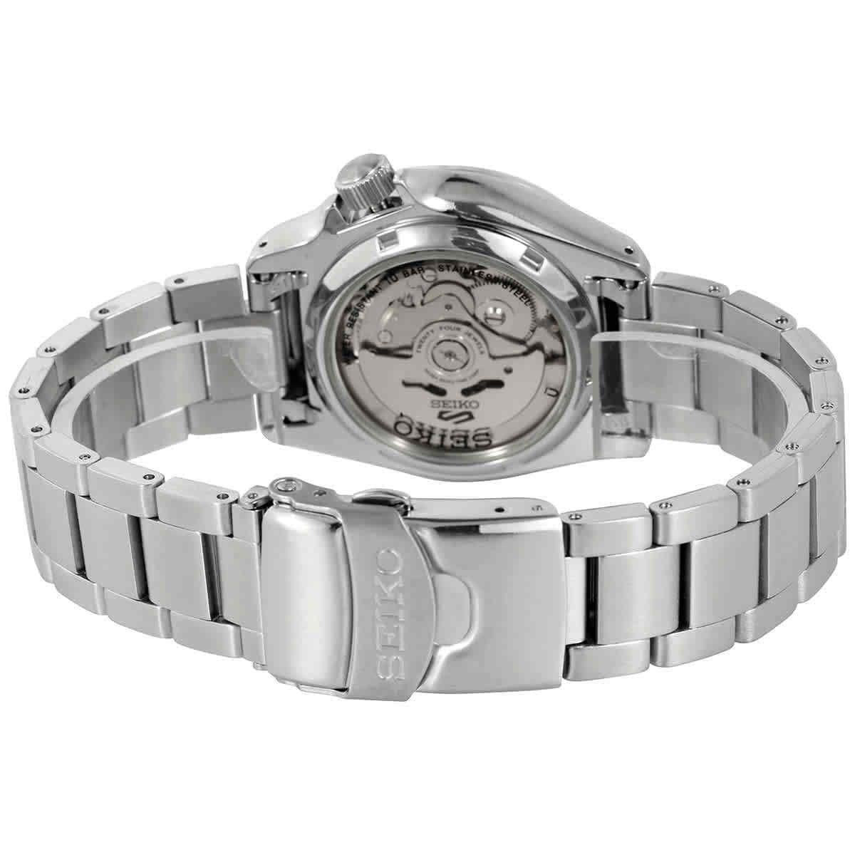 Seiko 5 Sports Automatic Grey Dial Silver Steel Strap Watch for Men - SRPE51K1