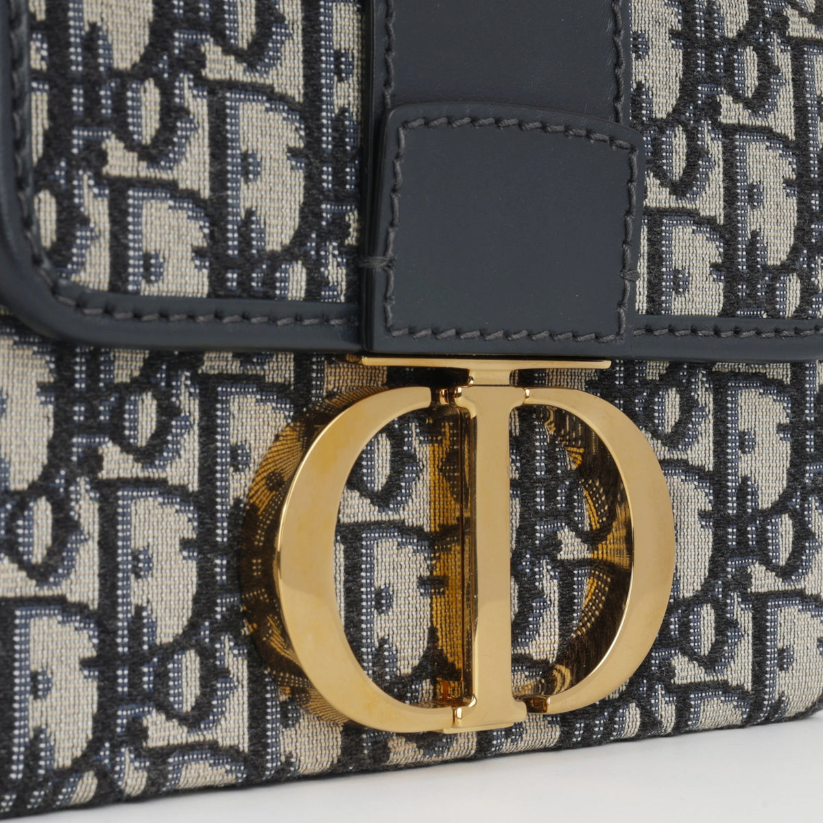 Dior 30 Montaigne Jacquard Bag - Blue Dior Oblique