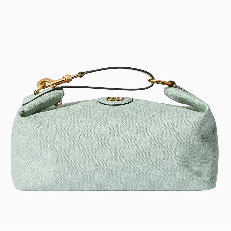 Gucci Vanity Medium Top Handle Bag – Green