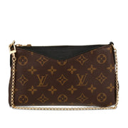 Louis Vuitton Monogram Pallas Chain Shoulder Bag – Brown