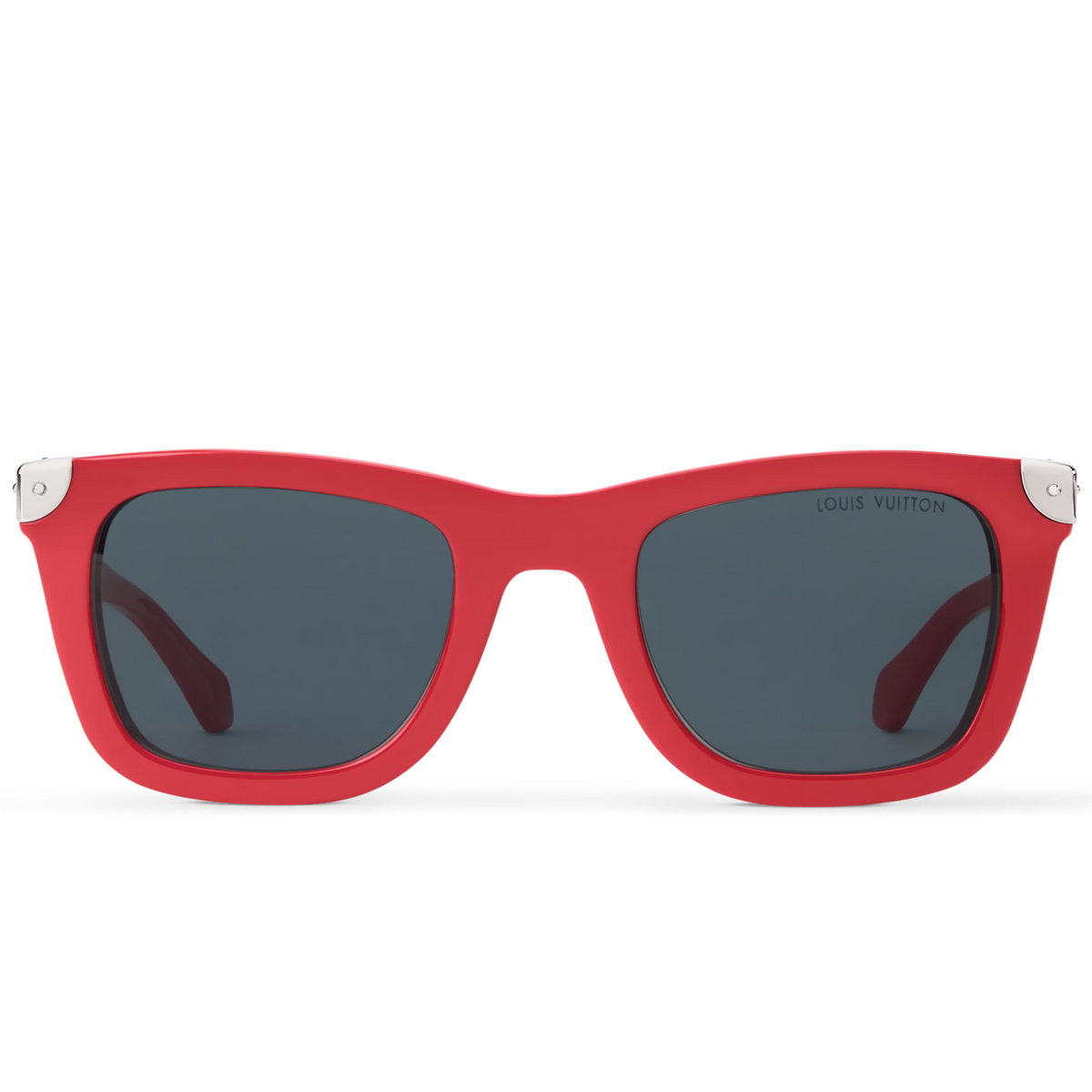 Louis Vuitton Men Square Frame Dusty Red Sunglasses