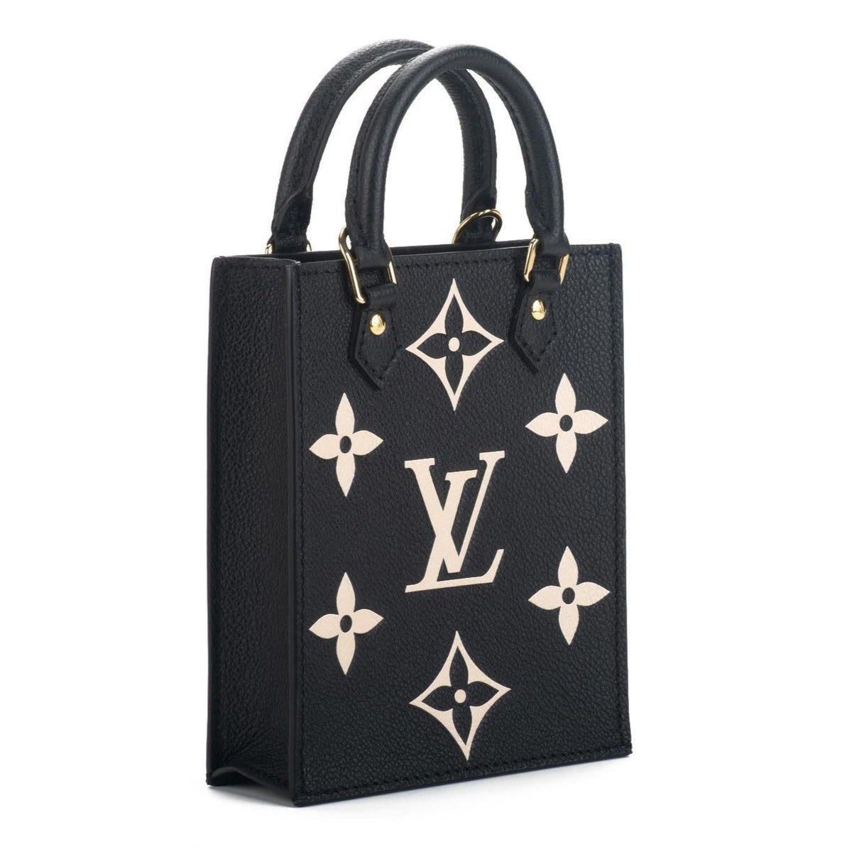 Louis Vuitton Petit Sac Plat Crossbody Bag - Black