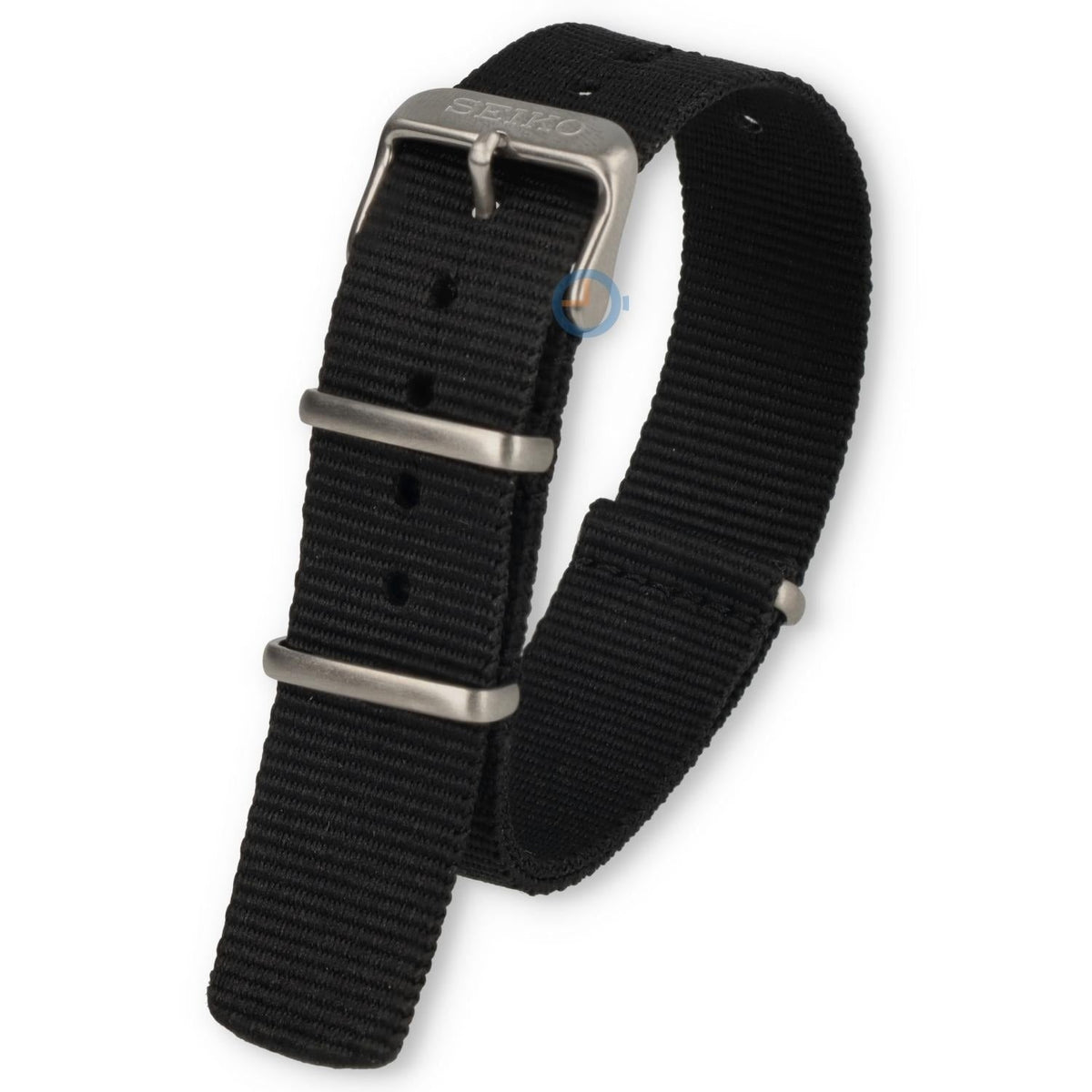 Seiko 5 Sports Automatic Black Dial Black Nylon Strap Watch for Men - SRPE67K1