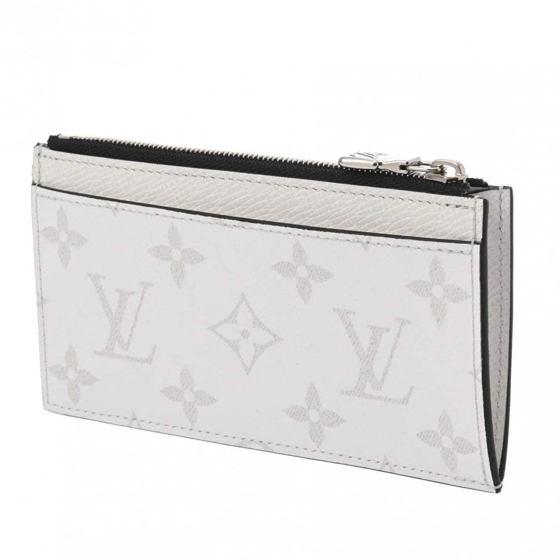 Louis Vuitton Taigarama Coin Card Holder Wallet - White