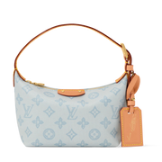 Louis Vuitton Monogram Canvas Pochette Hills Shoulder Bag – Blue