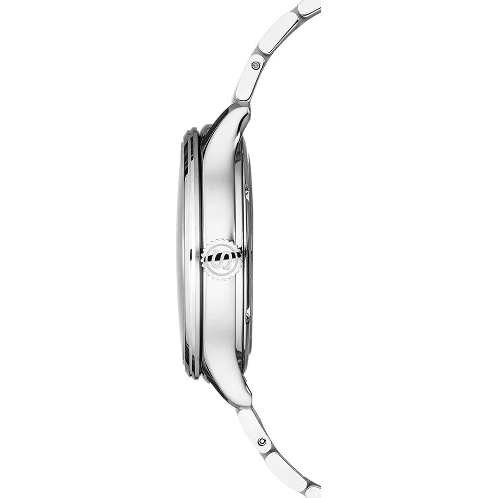 Seiko Presage Cocktail Time Automatic Black Dial Silver Steel Strap Watch for Men - SRPE17J1