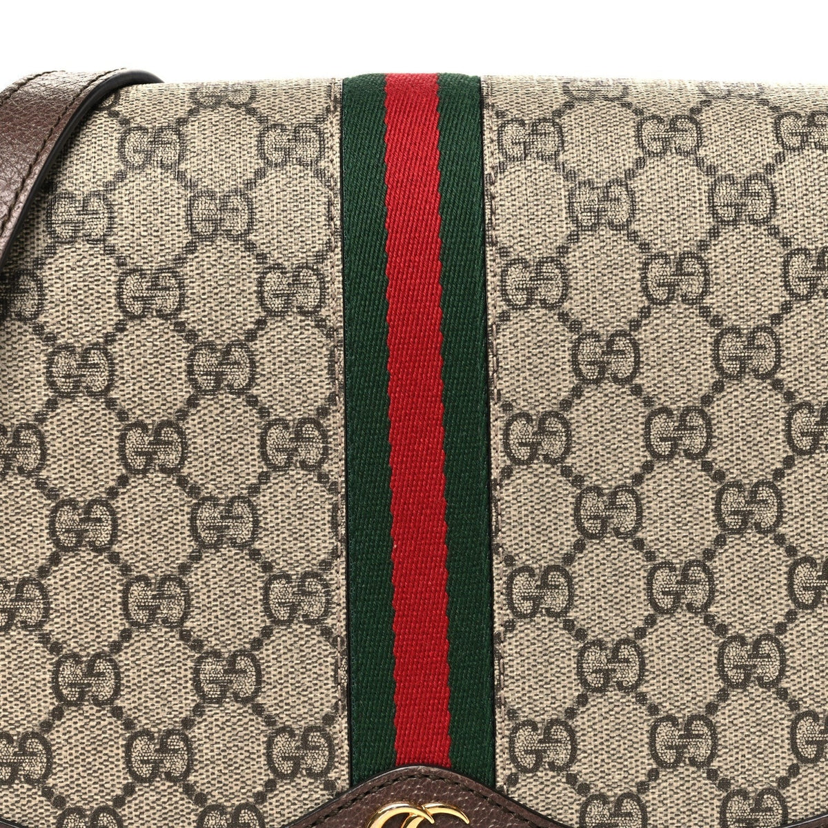 Gucci Ophidia Flap Messenger Bag – Brown