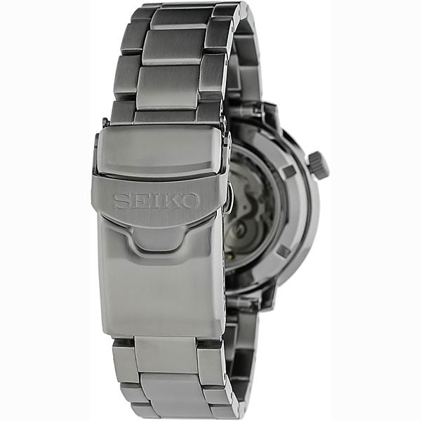 Seiko 5 Sports Automatic Blue Dial Silver Steel Strap Watch for Men - SRPC63J1