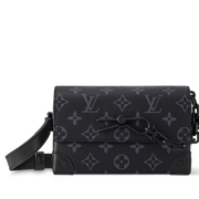 Louis Vuitton Monogram Eclipse Steamer Wearable Wallet – Black