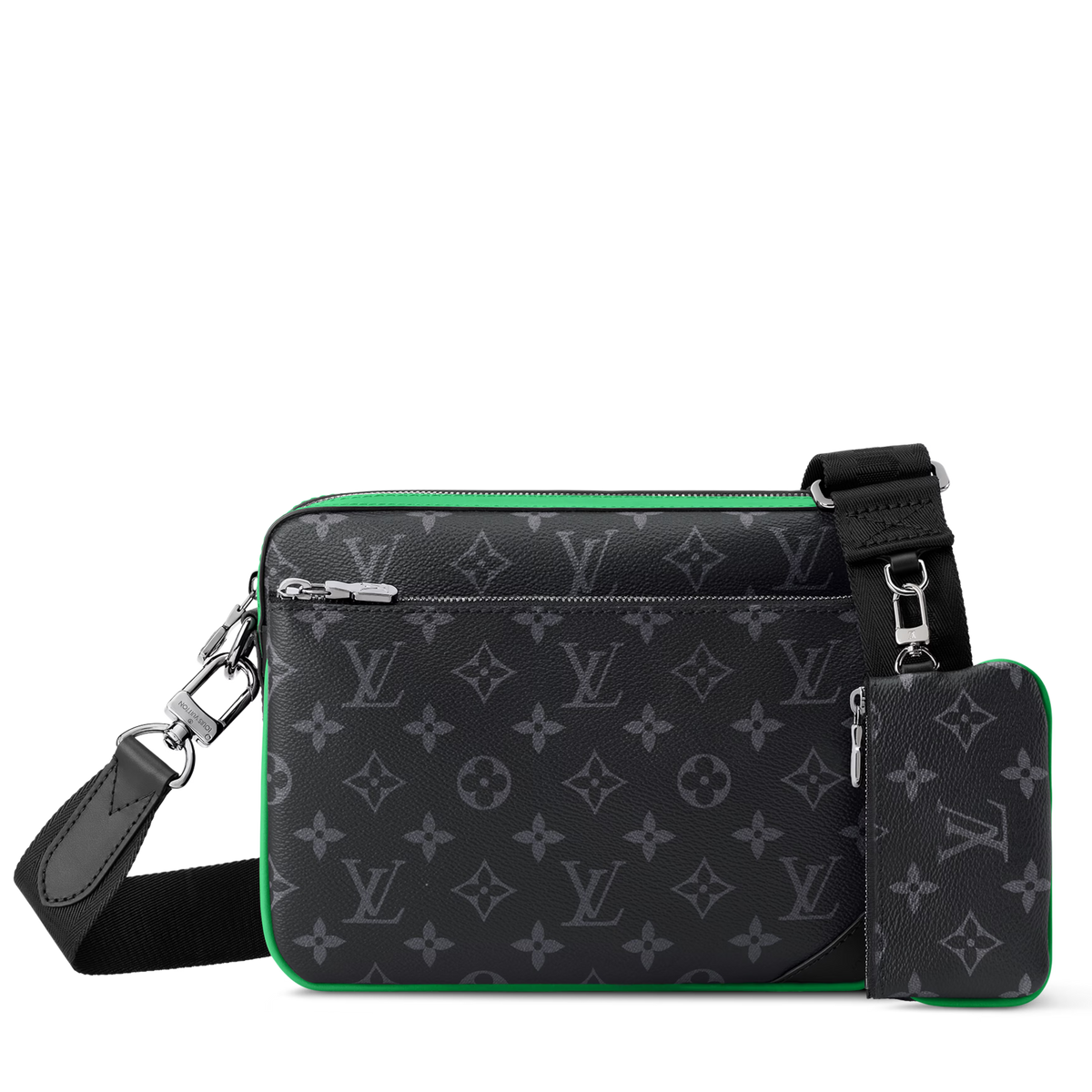 Louis Vuitton Monogram Eclipse Trio Messenger Bag – Bamboo Green