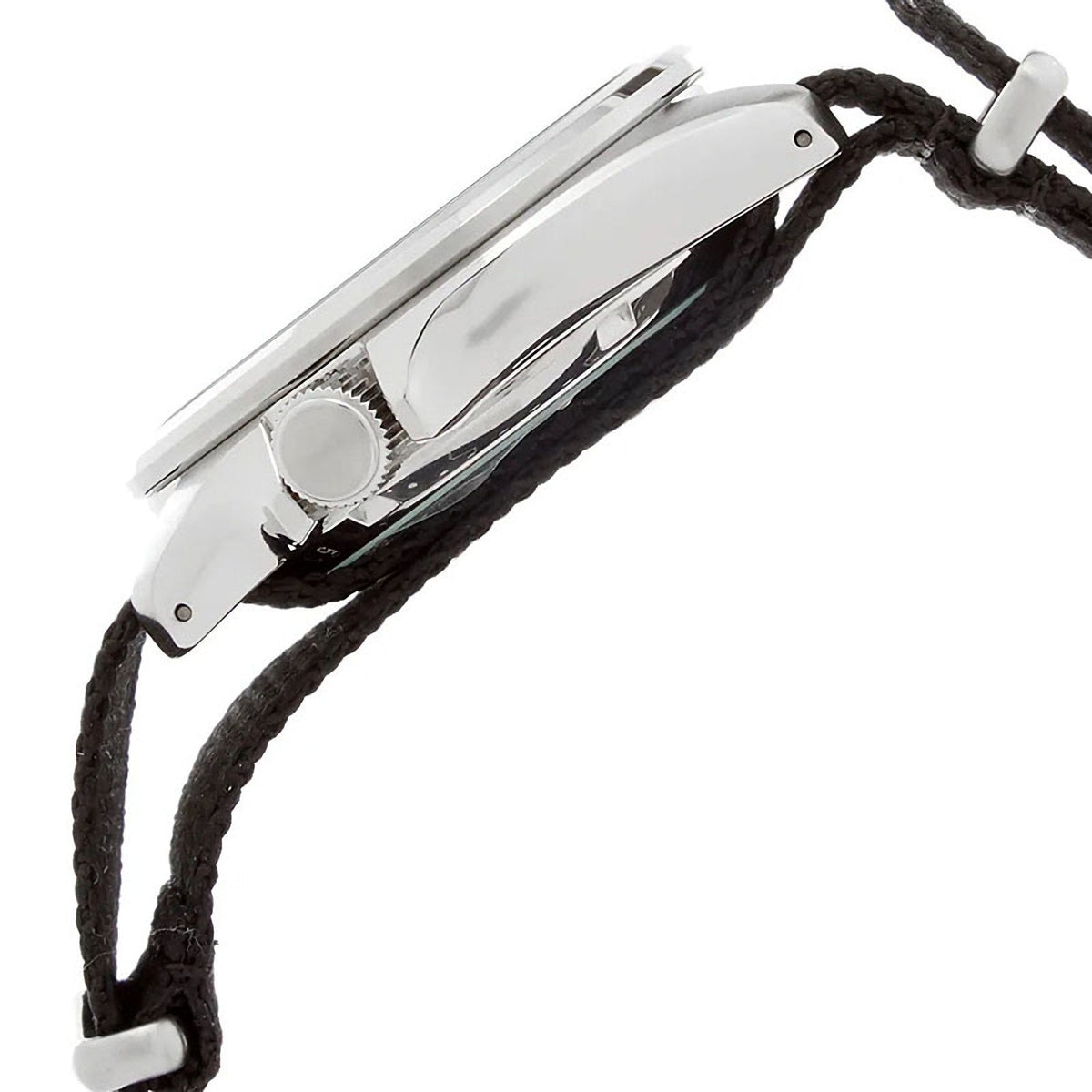 Seiko 5 Sports Automatic Black Dial Black Nylon Strap Watch for Men - SRPE67K1