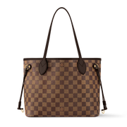 Louis Vuitton Damier Ebene Canvas Neverfull MM Shoulder Bag – Rose Balerine