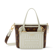 Louis Vuitton Monogram Celadon Neverfull Bandoulière Inside Out BB Handbag – Beige