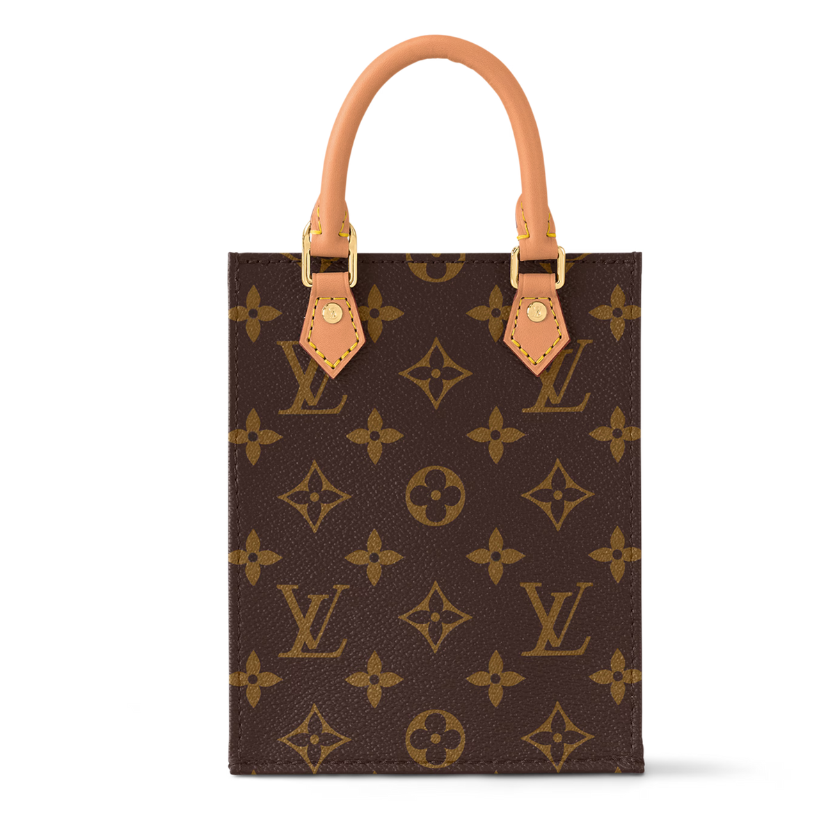 Louis Vuitton Monogram Canvas Petit Sac Plat Crossbody Bag – Brown