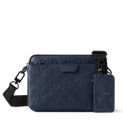 Louis Vuitton Monogram Shadow Trio Messenger Bag – Navy