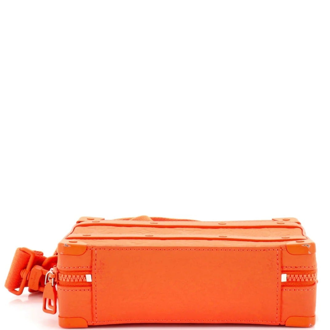 Louis Vuitton Taurillon Monogram Handle Soft Trunk - Orange