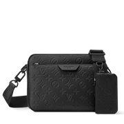 Louis Vuitton Monogram Shadow Trio Messenger Bag – Black
