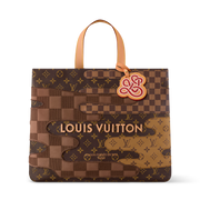 Louis Vuitton Monogram Canvas Shopper Tote Bag MM – Brown