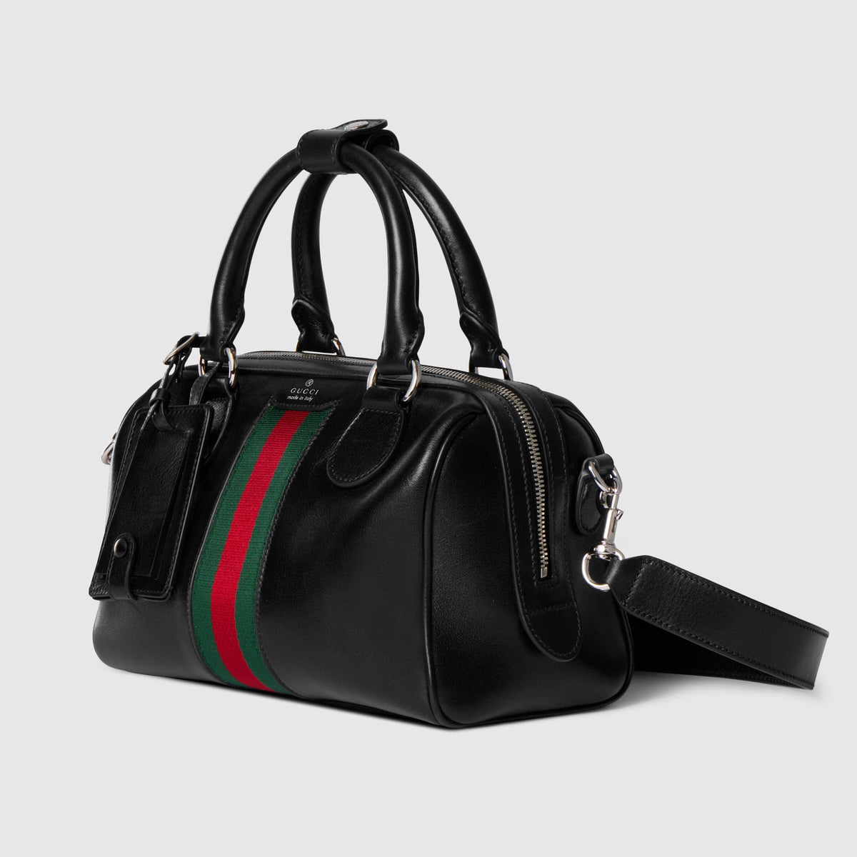 Gucci Web Trademark Duffle Bag – Black