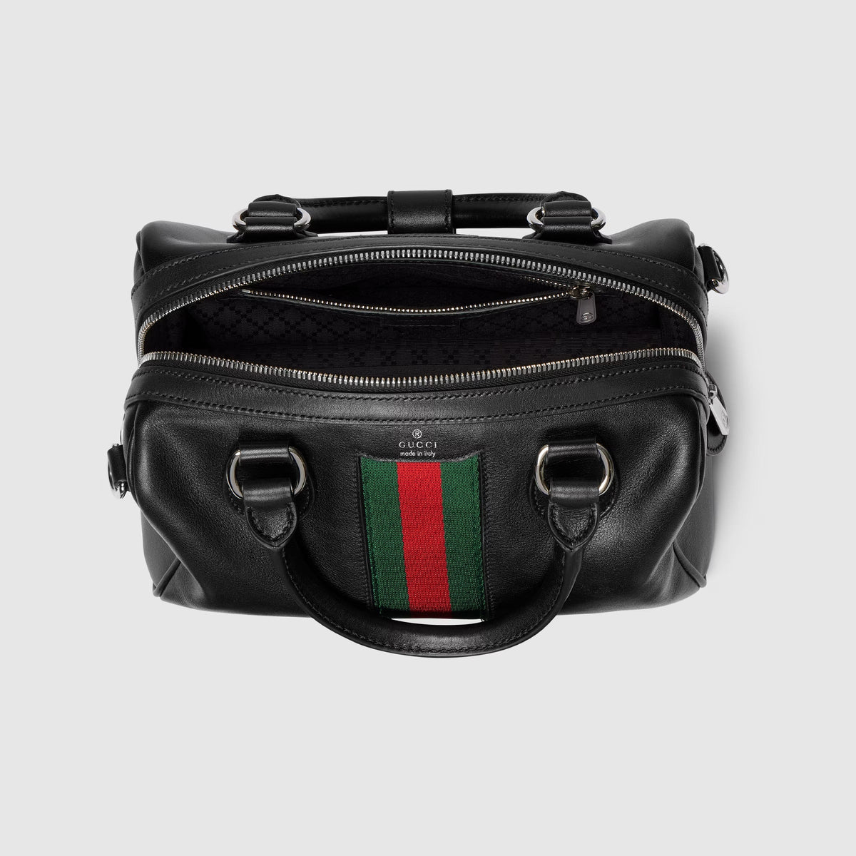 Gucci Web Trademark Duffle Bag – Black