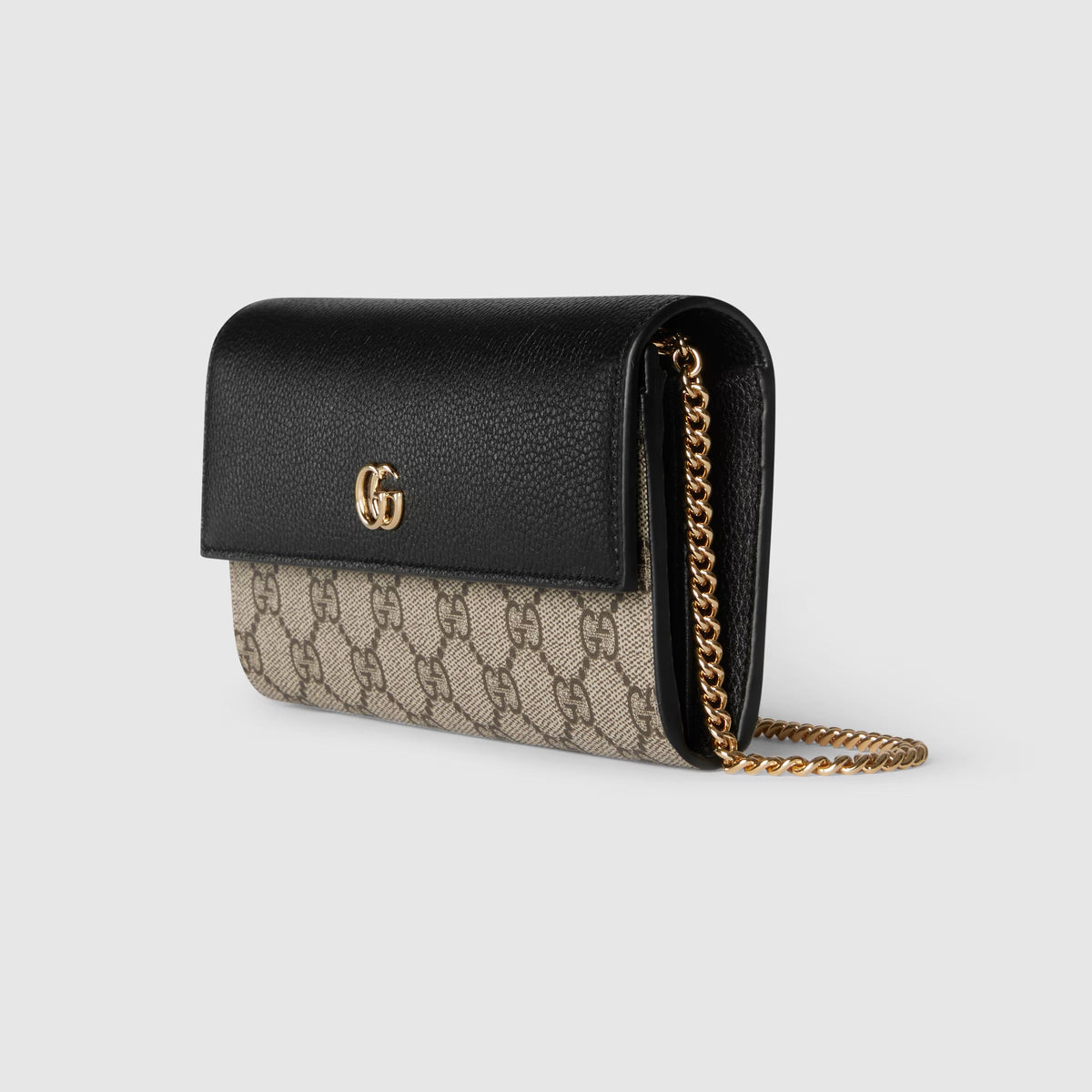 Gucci GG Marmont Mini Chain Wallet - Black