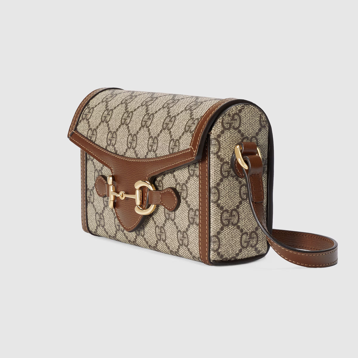 Gucci Horsebit 1955 Mini Shoulder Bag – Brown